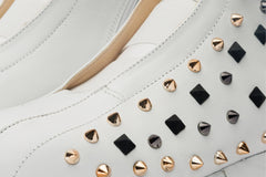 The Infanta High-Top White Spike Leather Sneaker Limited Edition Universal Fit