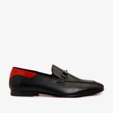 The Maratea Black Leather shoe Bit Loafer Shoe Universal Fit