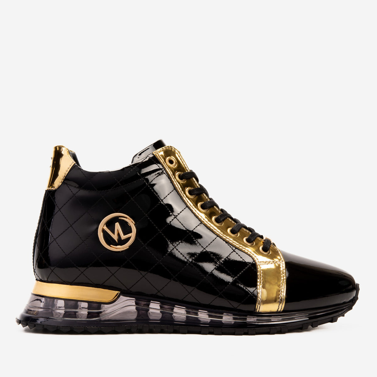 The Prestige Black Gold  Limited Edition  High-Top Sneaker For Sale