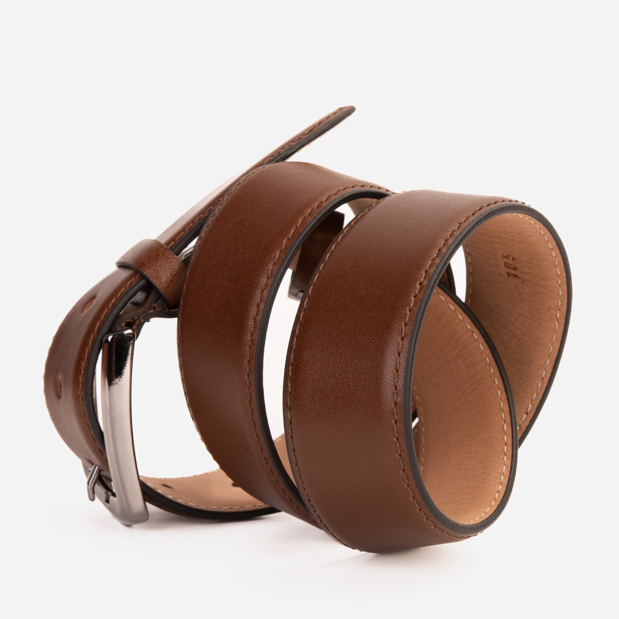 The Torino Brown Calfskin Belt All New