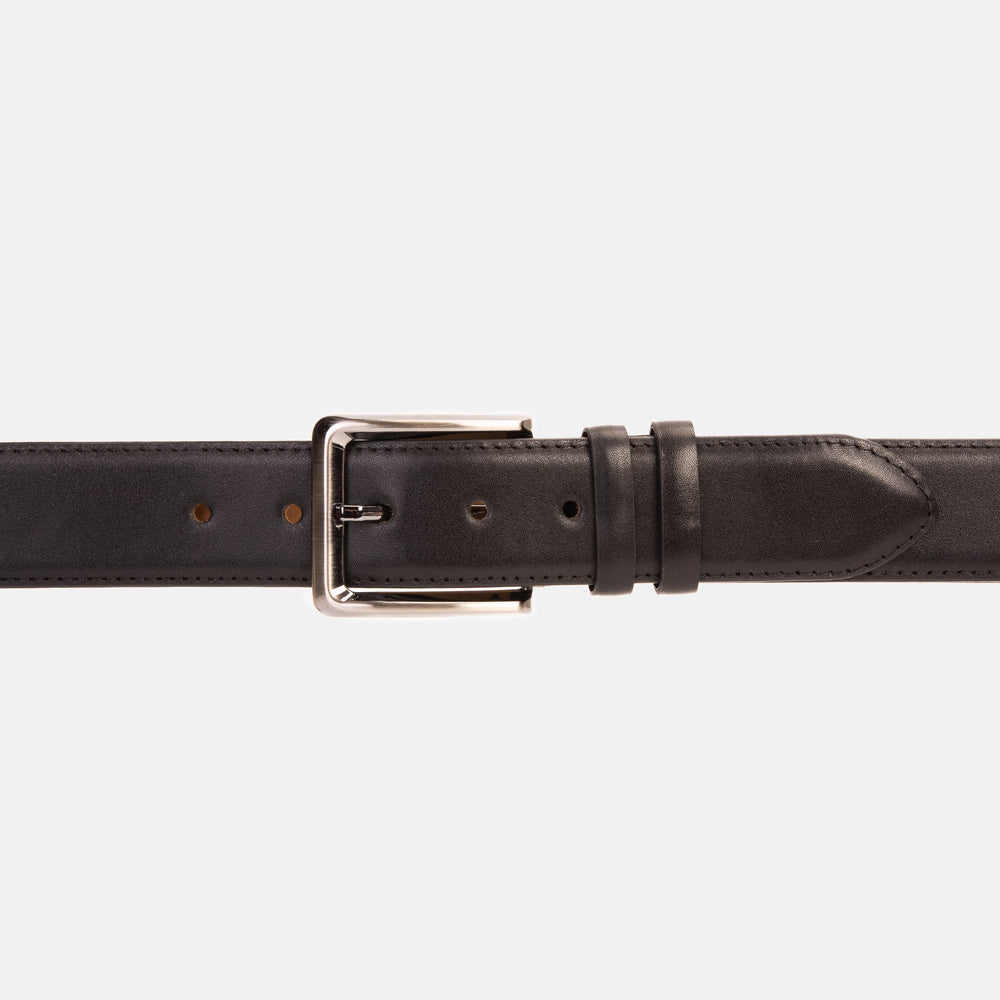 The Torino Black Calfskin Belt Exclusive Style