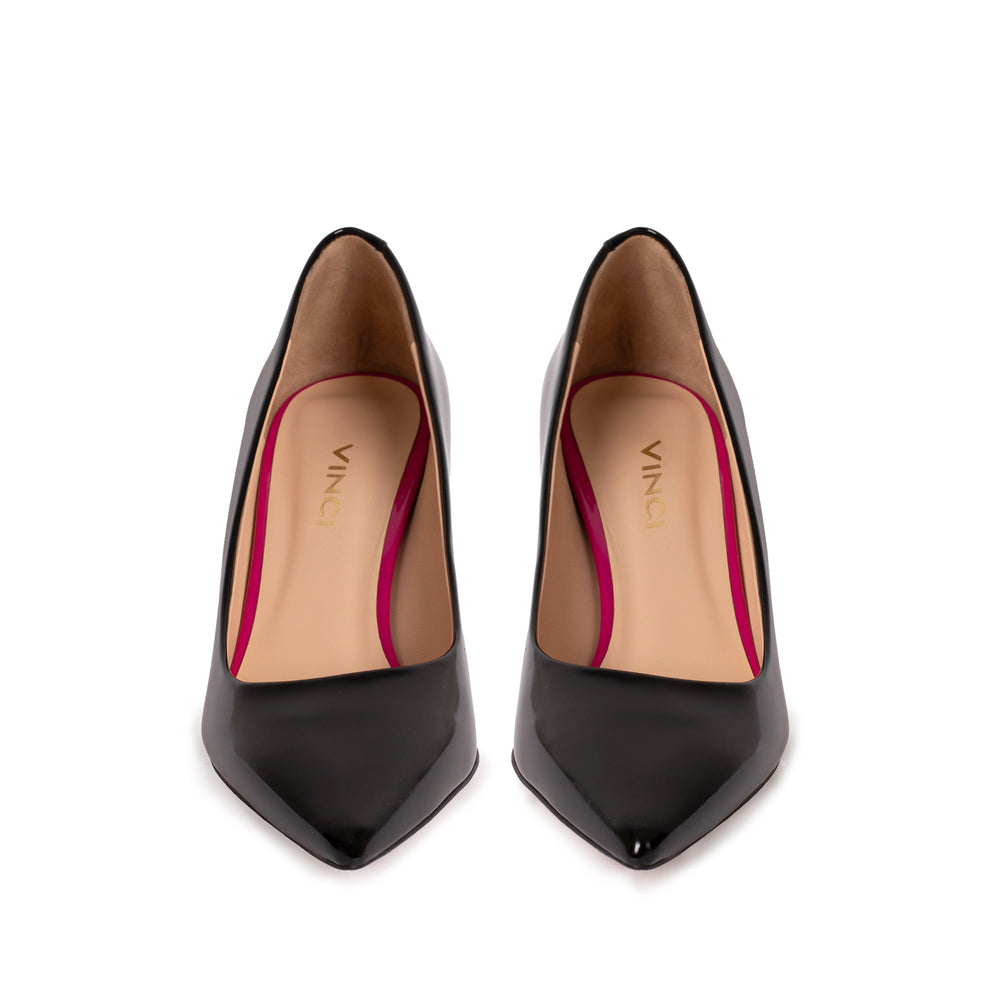 The Brunello Black Leather Pump Shoe Fine Craftsmanship