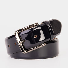 The Dodoma Navy  Patent Leather Belt All New