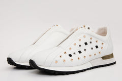 The Infanta White Spike Leather Sneaker Limited Edition Universal Fit